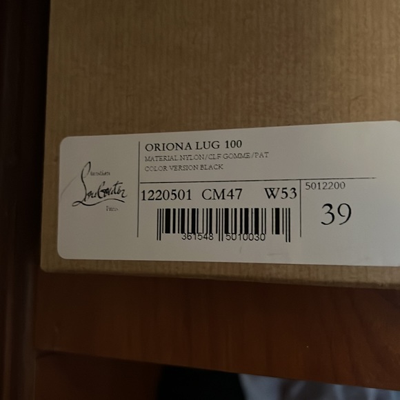 CHRISTIAN  LOUBOUTIN Orjana Lug Ankle Puffer Boots 39 BNIB BLACK - Picture 5 of 5
